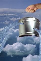 Leaking bucket image