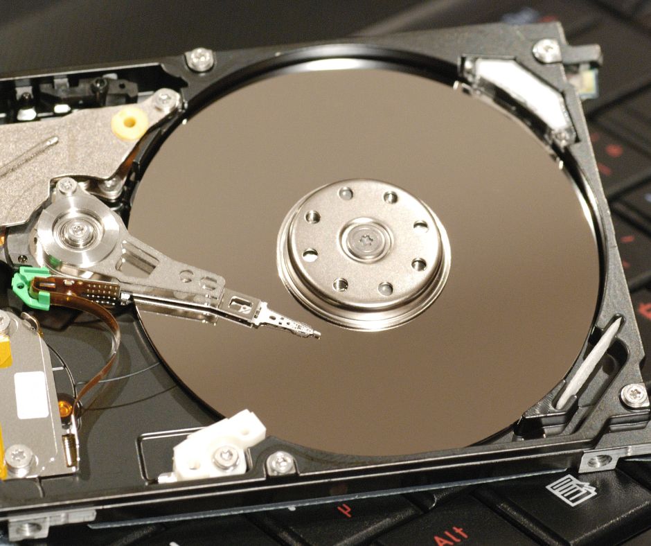 an old hard drive